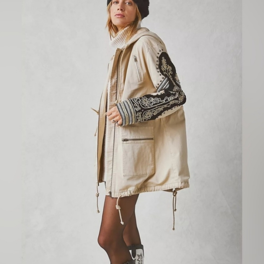 NWT Free People Golden Quills Jacket - Picture 2 of 6
